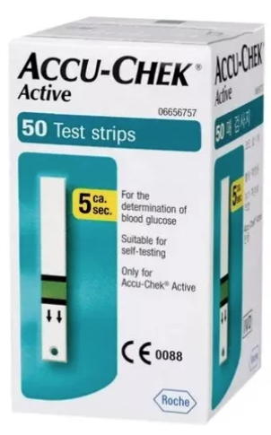 ACCU-CHEK ACTIVE C/50 TIRAS