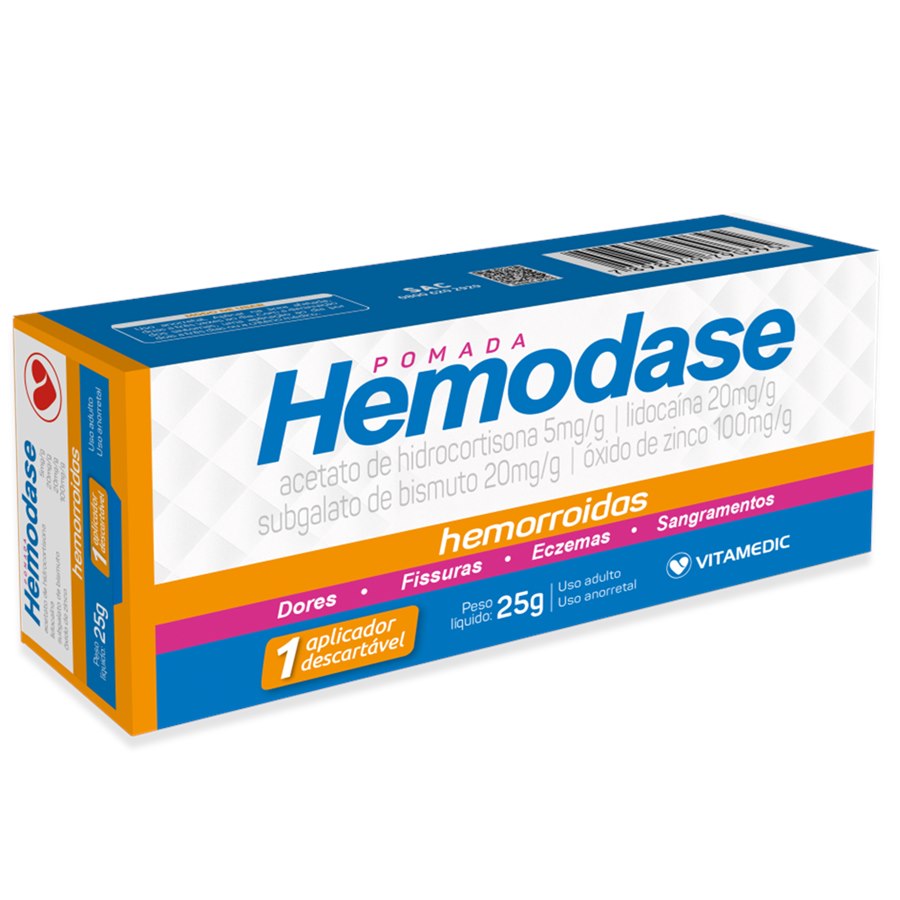 HEMODASE POMADA 25G